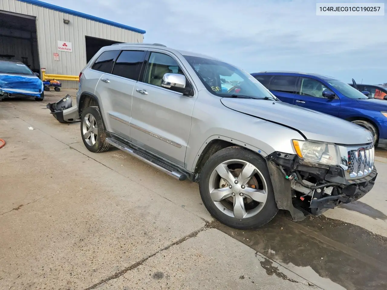 2012 Jeep Grand Cherokee Overland VIN: 1C4RJECG1CC190257 Lot: 60814856