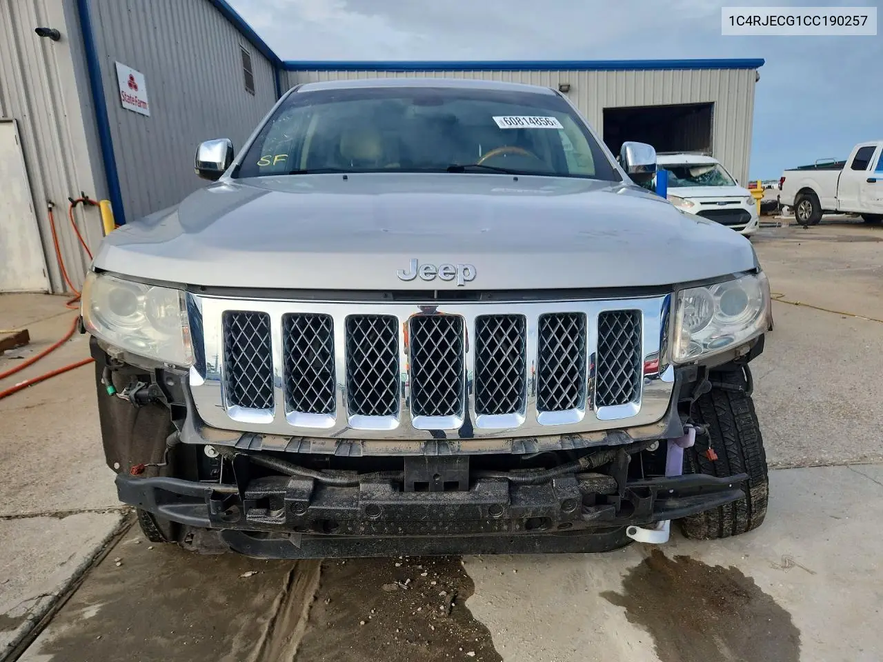 2012 Jeep Grand Cherokee Overland VIN: 1C4RJECG1CC190257 Lot: 60814856