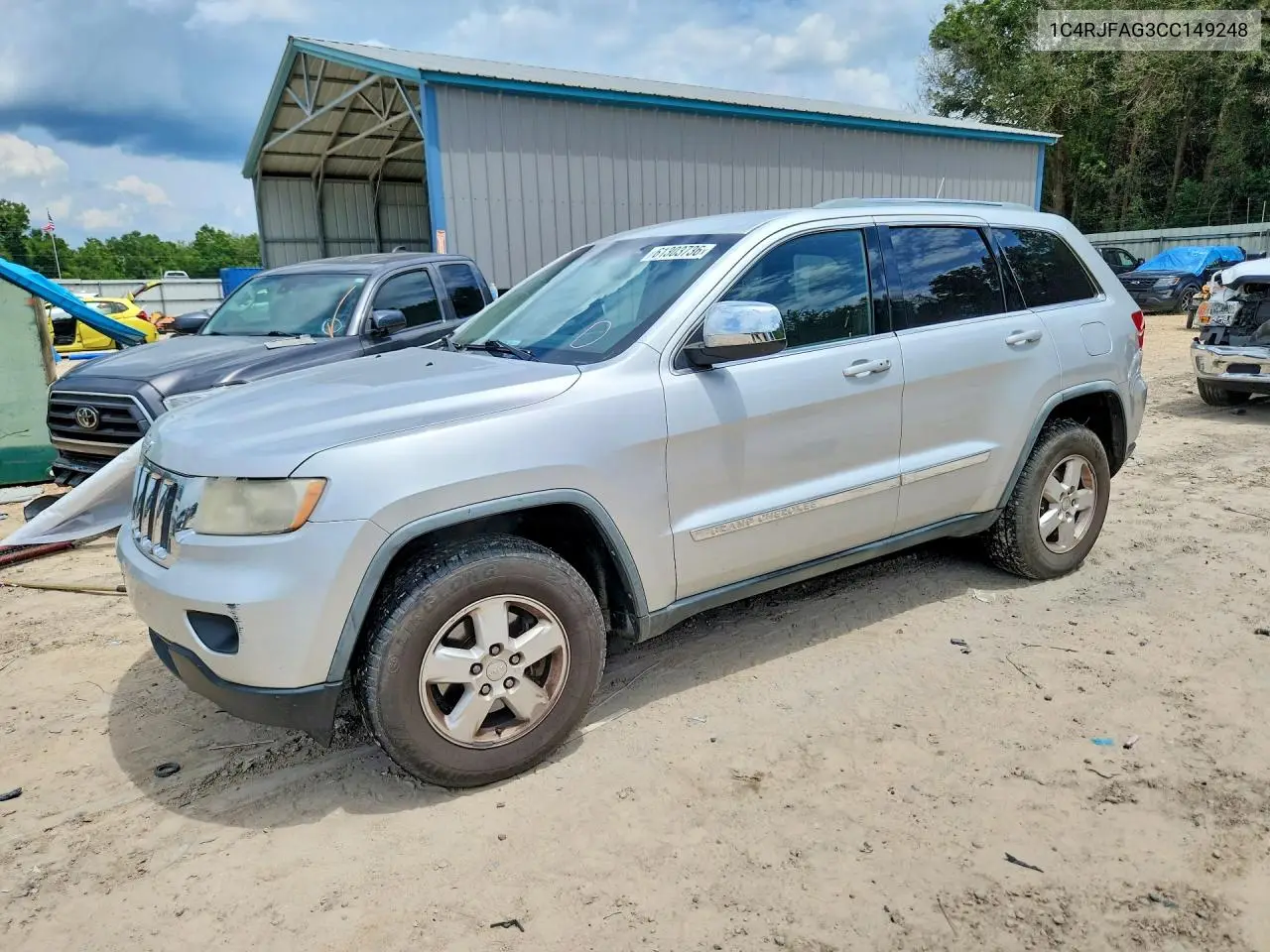 2012 Jeep Grand Cherokee Laredo VIN: 1C4RJFAG3CC149248 Lot: 61303736