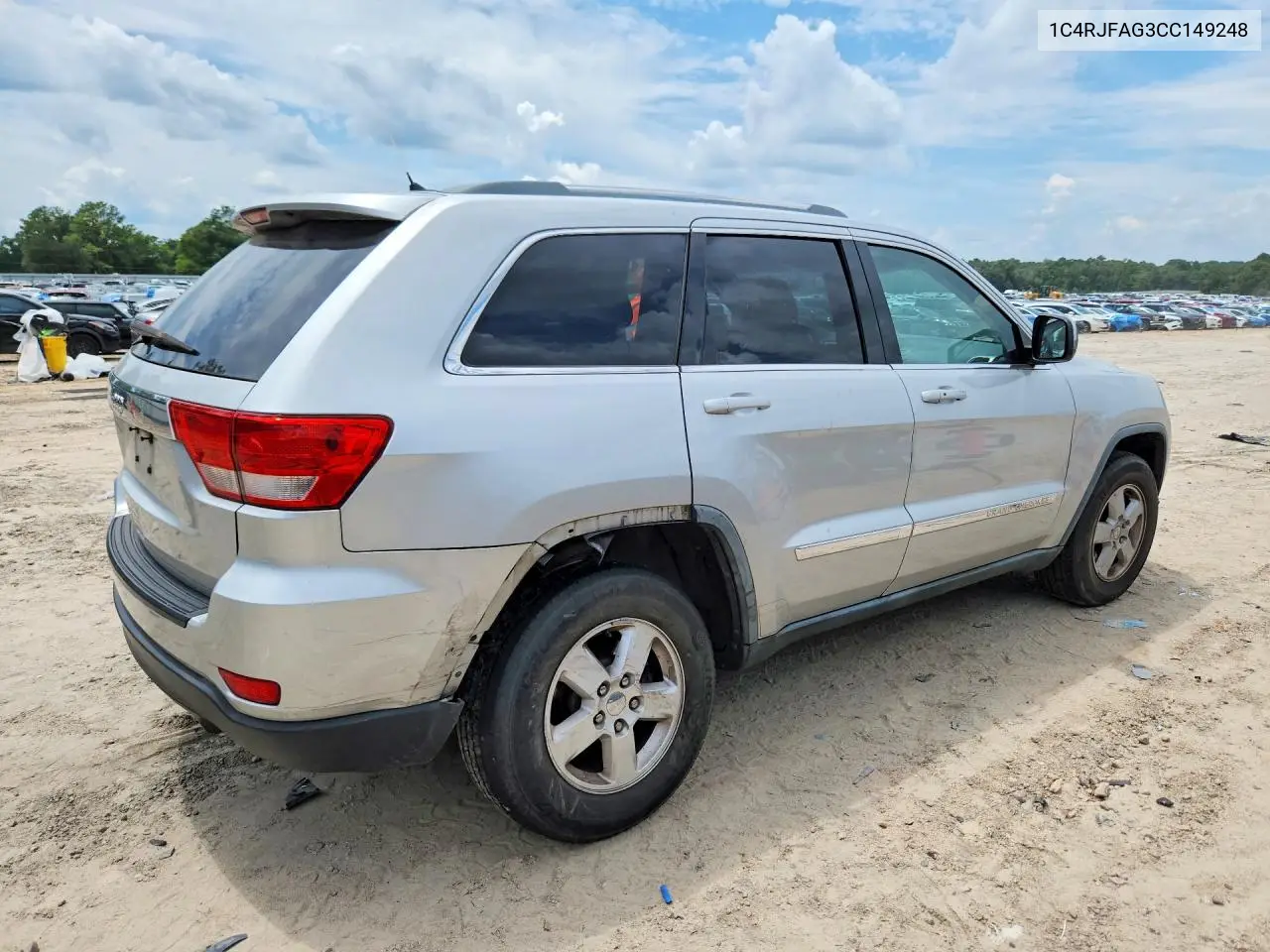 2012 Jeep Grand Cherokee Laredo VIN: 1C4RJFAG3CC149248 Lot: 61303736