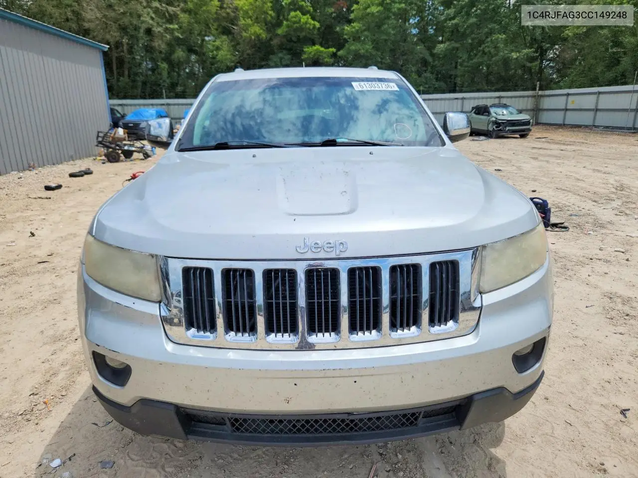 2012 Jeep Grand Cherokee Laredo VIN: 1C4RJFAG3CC149248 Lot: 61303736
