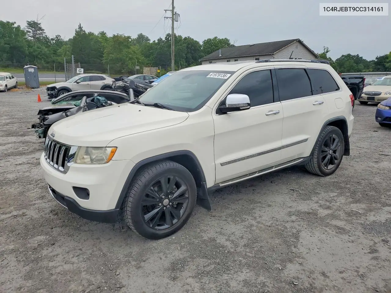 2012 Jeep Grand Cherokee Limited VIN: 1C4RJEBT9CC314161 Lot: 61979136