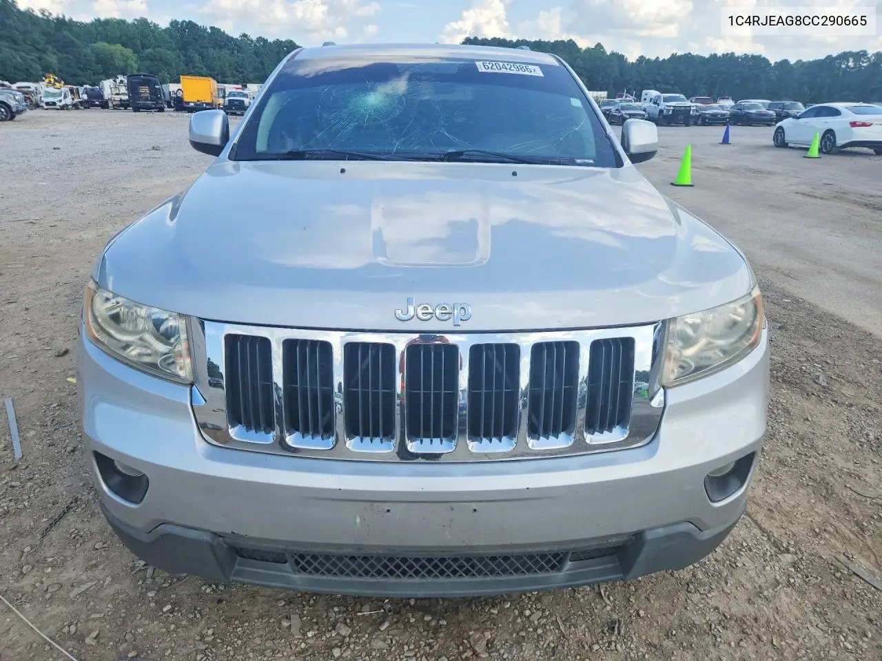 2012 Jeep Grand Cherokee Laredo VIN: 1C4RJEAG8CC290665 Lot: 62042986