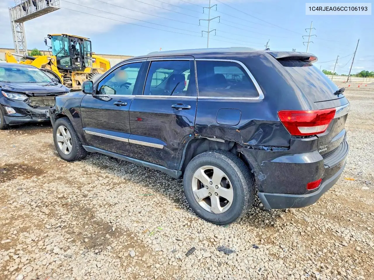 2012 Jeep Grand Cherokee Laredo VIN: 1C4RJEAG6CC106193 Lot: 62138966