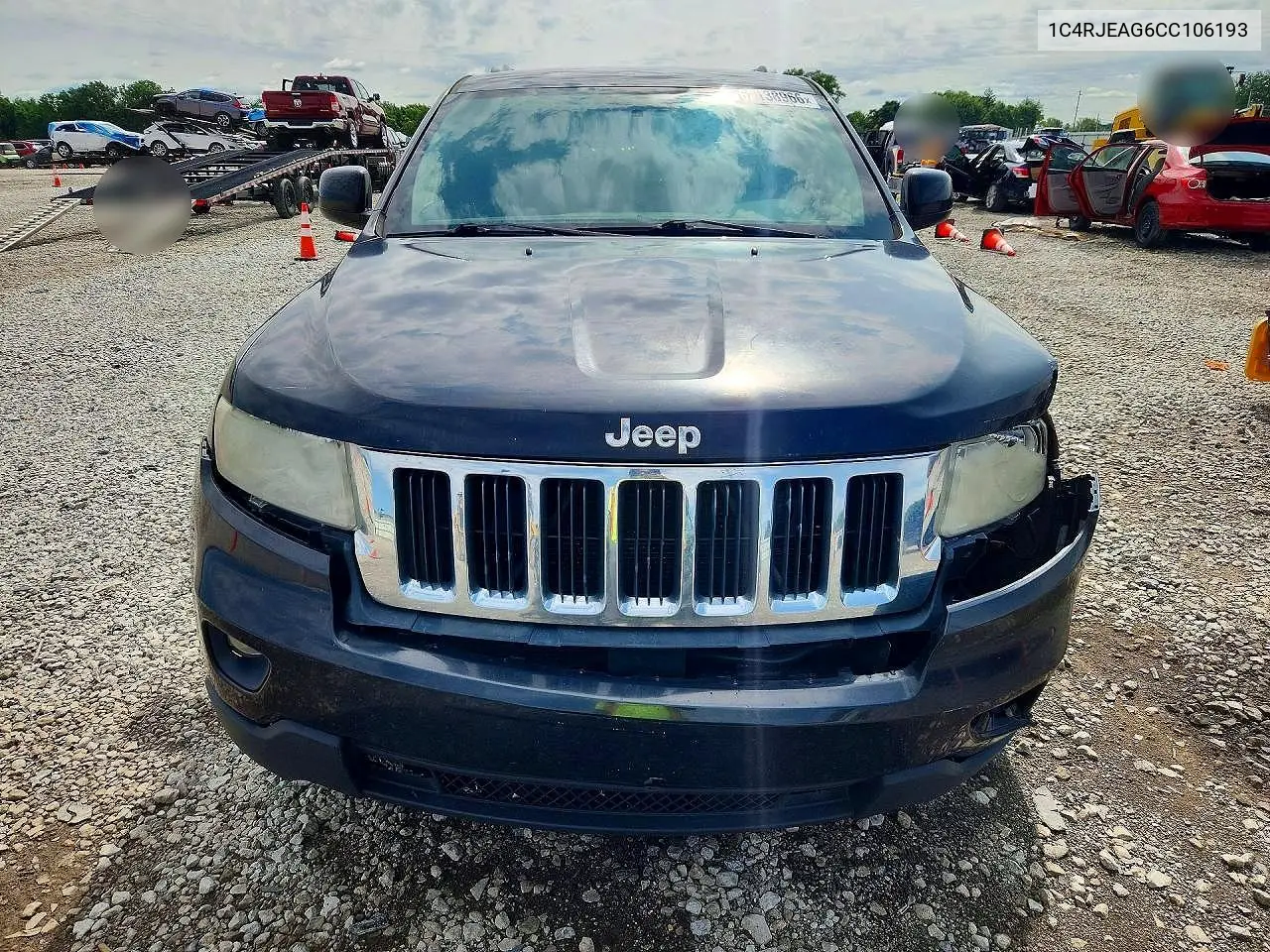 2012 Jeep Grand Cherokee Laredo VIN: 1C4RJEAG6CC106193 Lot: 62138966