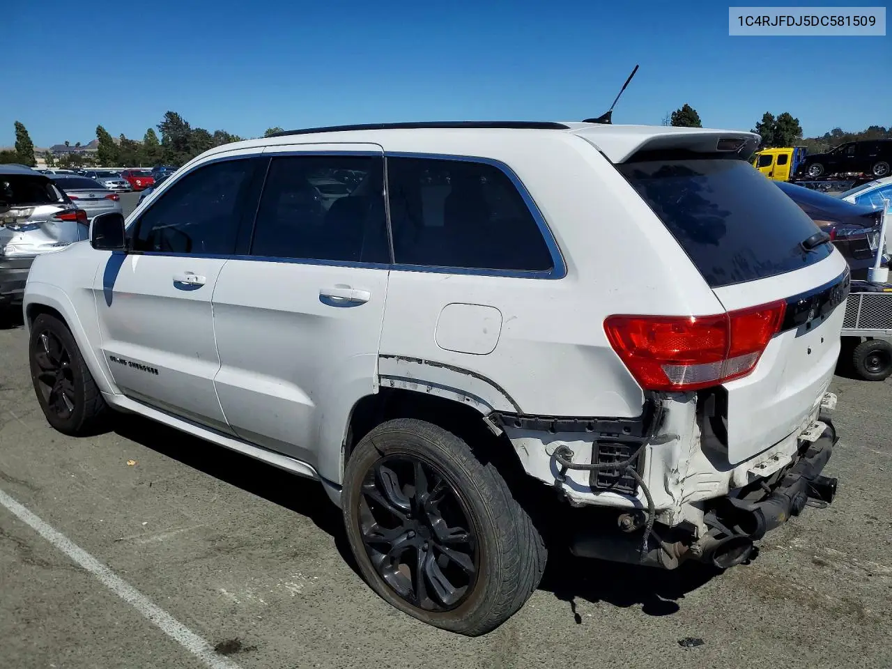 2013 Jeep Grand Cherokee Srt-8 VIN: 1C4RJFDJ5DC581509 Lot: 58962396