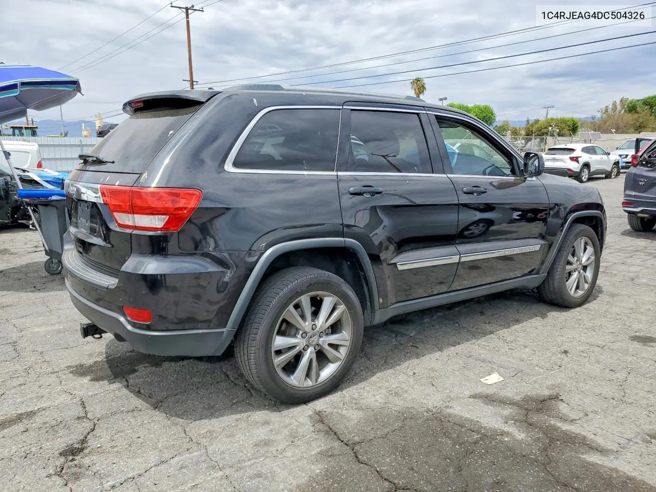 2013 Jeep Grand Cherokee Laredo VIN: 1C4RJEAG4DC504326 Lot: 62002606