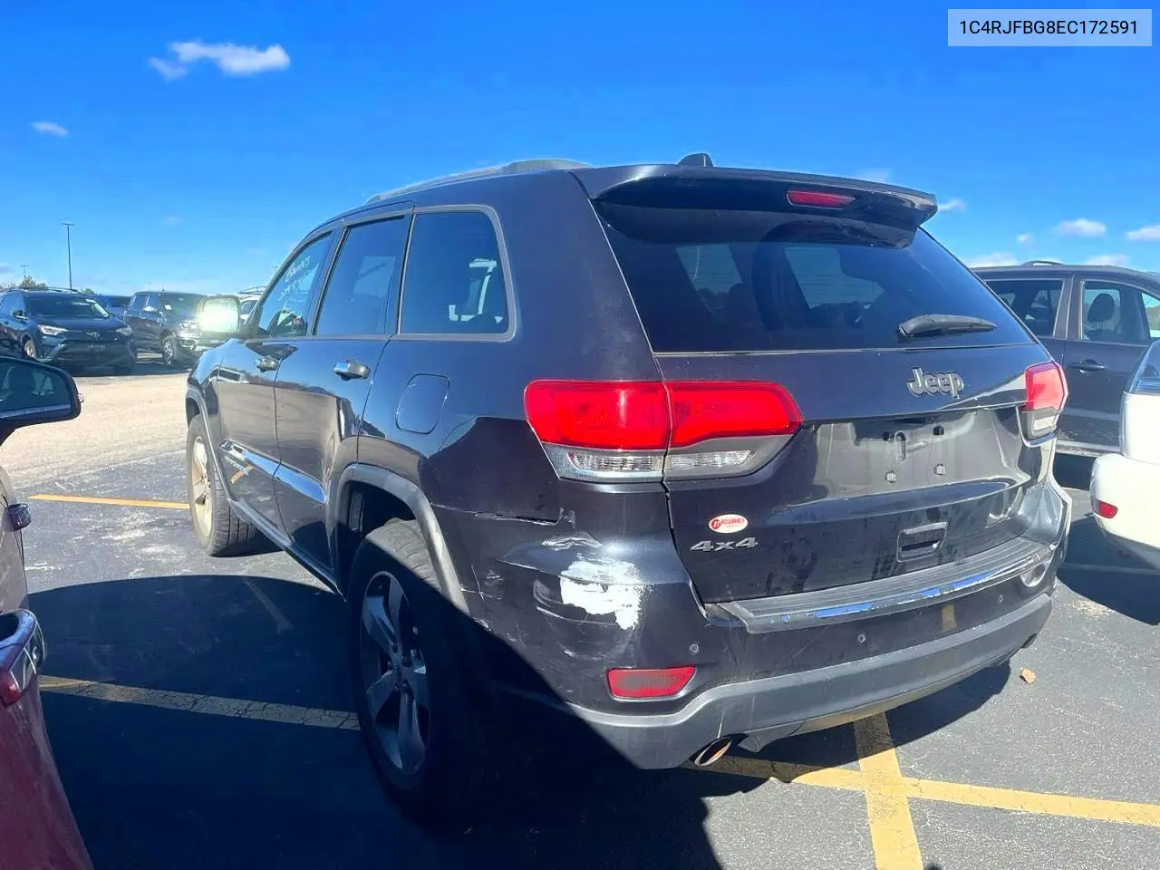 1C4RJFBG8EC172591 2014 Jeep Grand Cherokee Limited