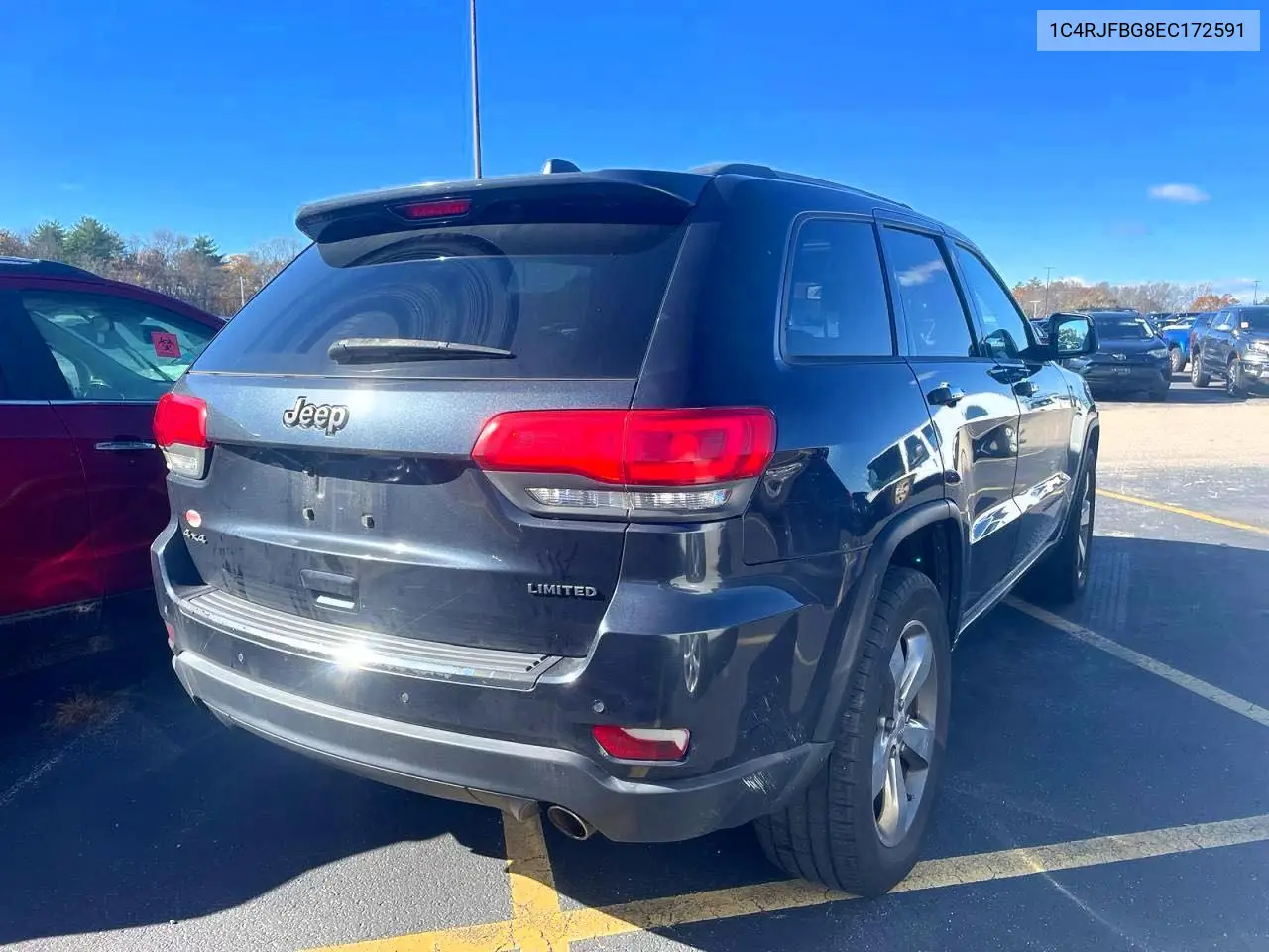 1C4RJFBG8EC172591 2014 Jeep Grand Cherokee Limited