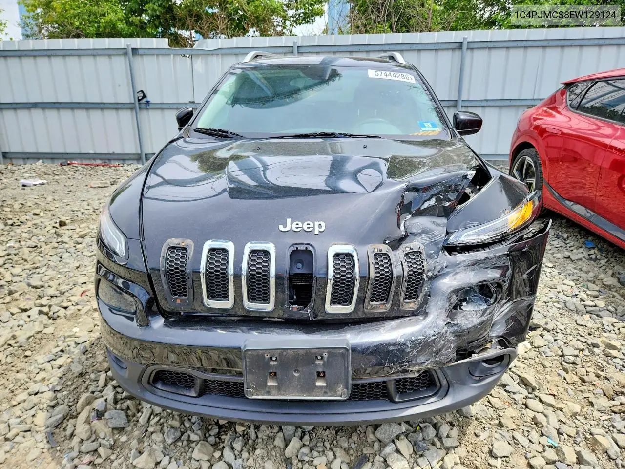 2014 Jeep Cherokee Latitude VIN: 1C4PJMCS8EW129124 Lot: 57444286