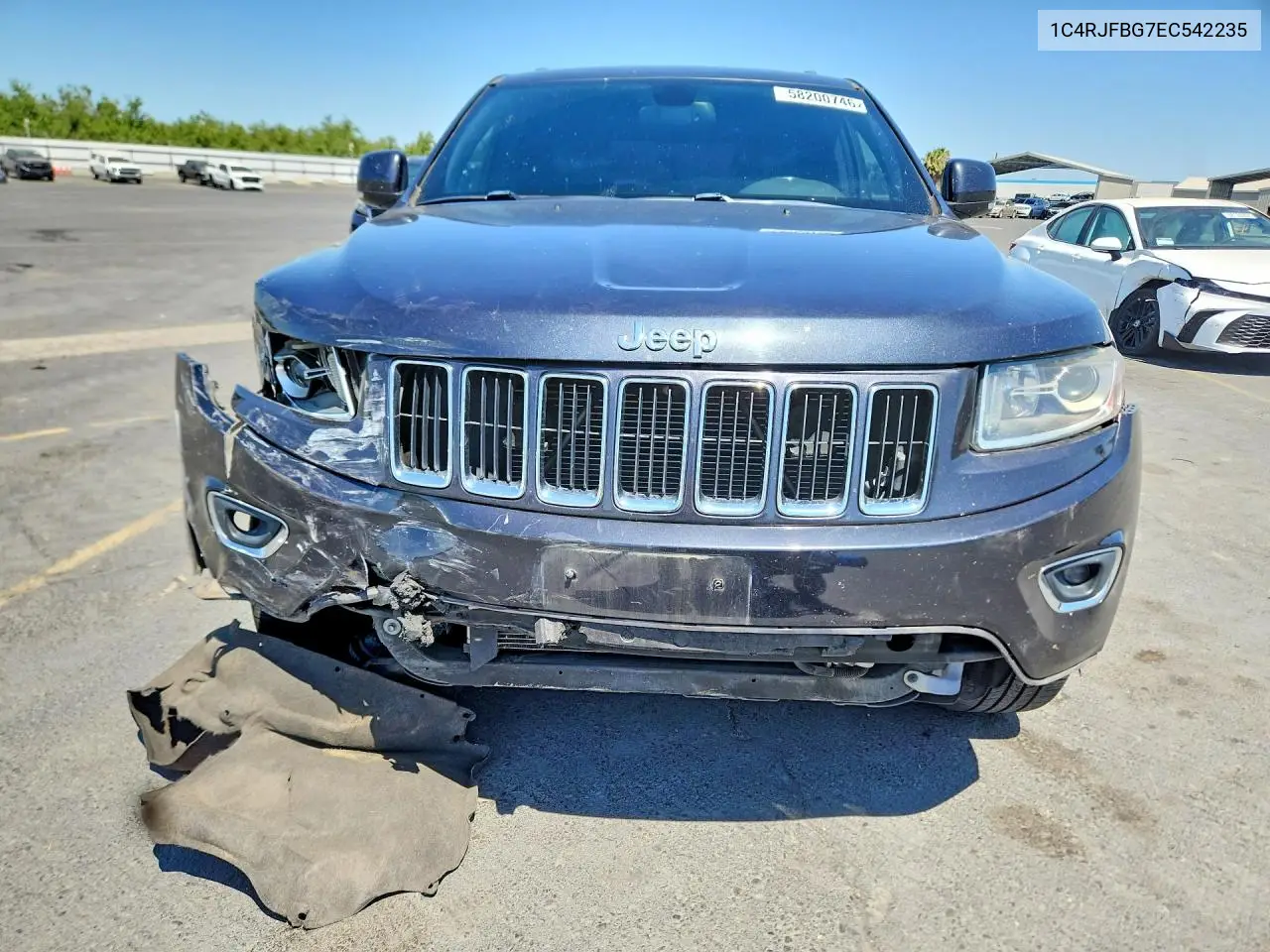2014 Jeep Grand Cherokee Limited VIN: 1C4RJFBG7EC542235 Lot: 58200746