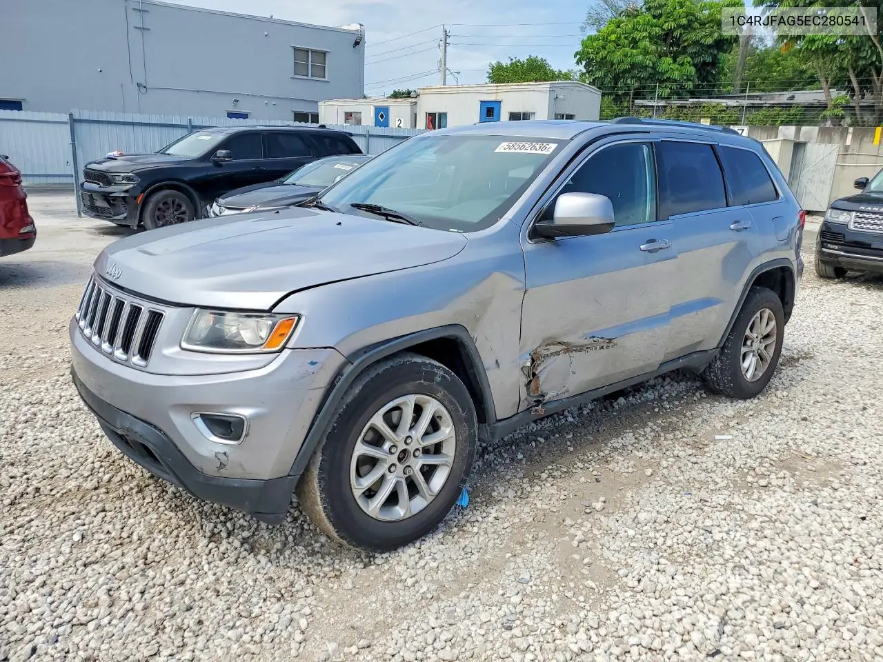 2014 Jeep Grand Cherokee Laredo VIN: 1C4RJFAG5EC280541 Lot: 58562636
