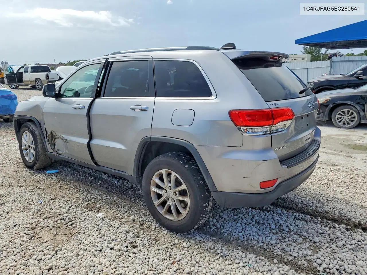 2014 Jeep Grand Cherokee Laredo VIN: 1C4RJFAG5EC280541 Lot: 58562636