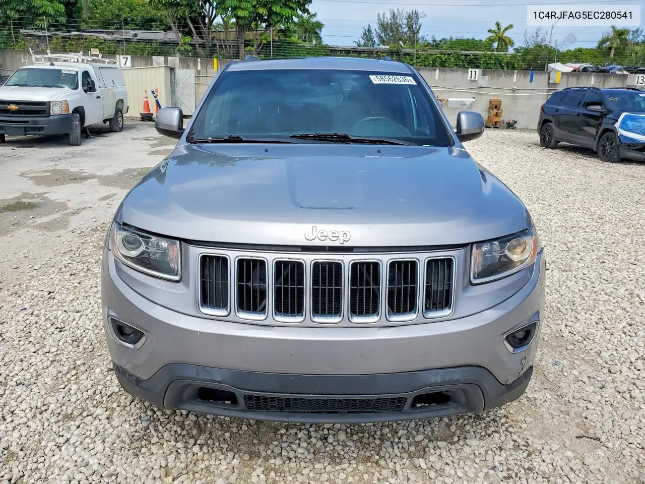 2014 Jeep Grand Cherokee Laredo VIN: 1C4RJFAG5EC280541 Lot: 58562636