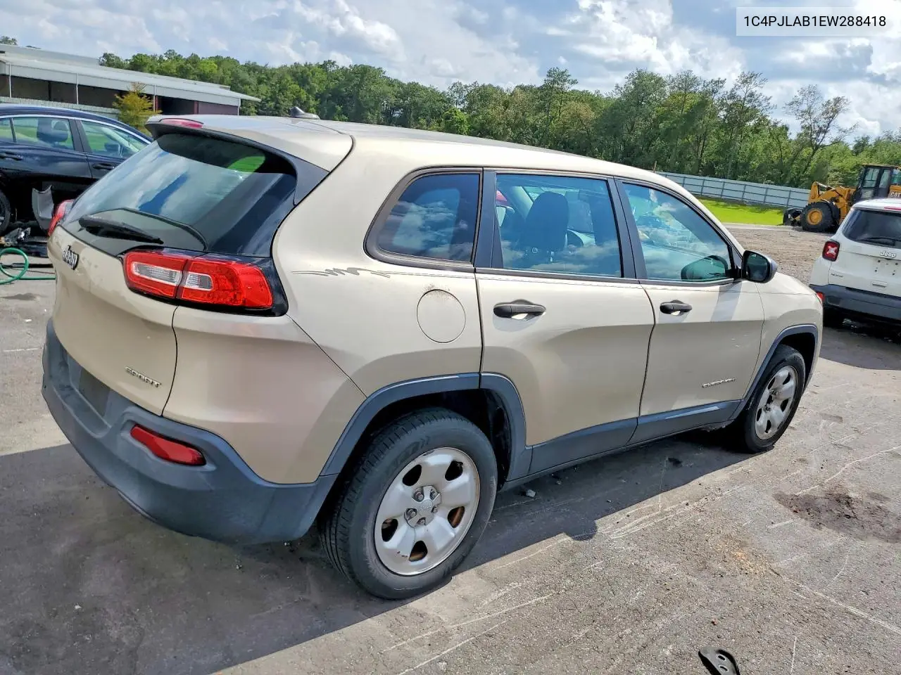 2014 Jeep Cherokee Sport VIN: 1C4PJLAB1EW288418 Lot: 58818476