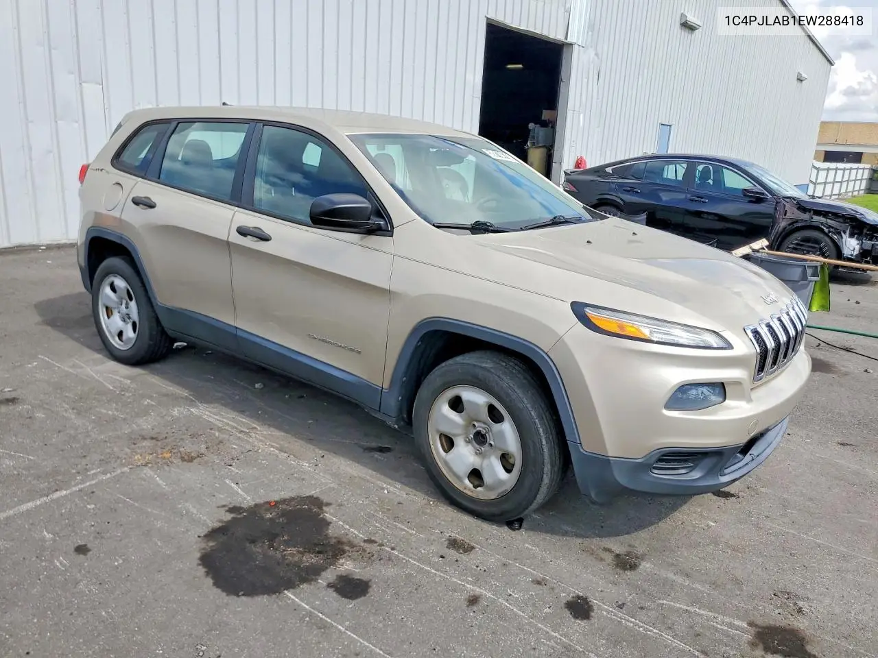 2014 Jeep Cherokee Sport VIN: 1C4PJLAB1EW288418 Lot: 58818476