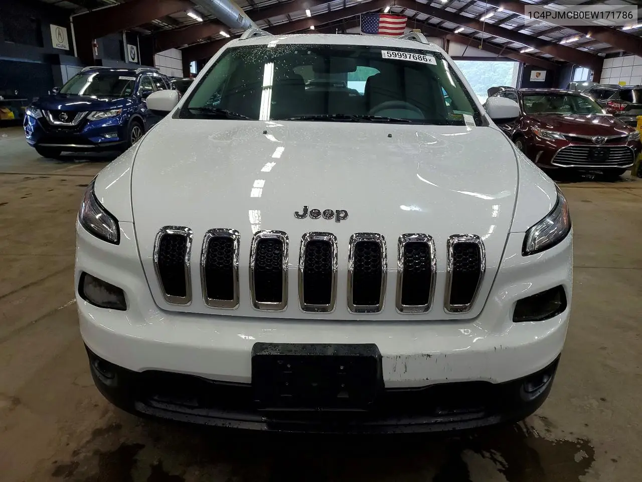 2014 Jeep Cherokee Latitude VIN: 1C4PJMCB0EW171786 Lot: 59997686