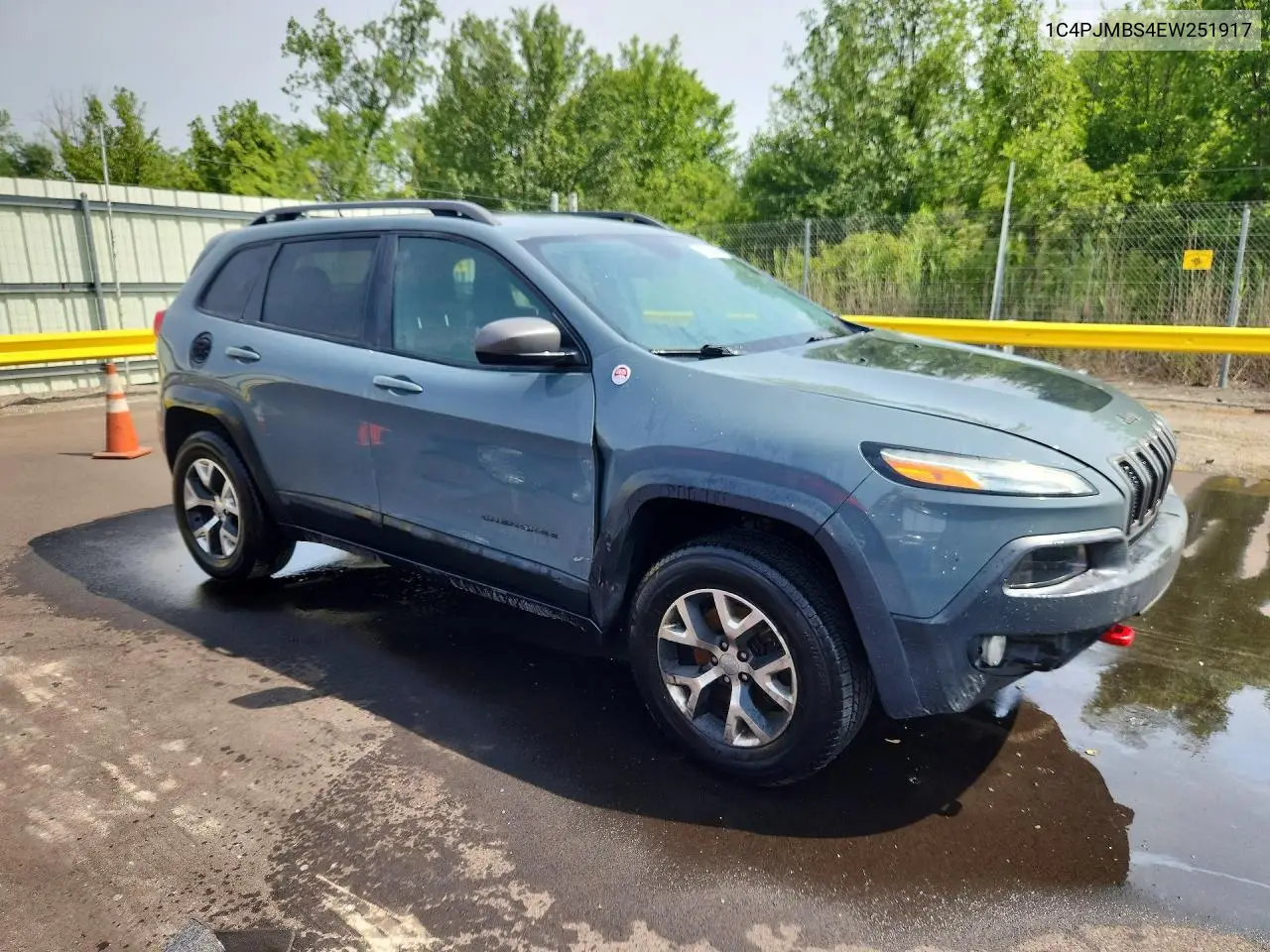 2014 Jeep Cherokee Trailhawk VIN: 1C4PJMBS4EW251917 Lot: 60150386