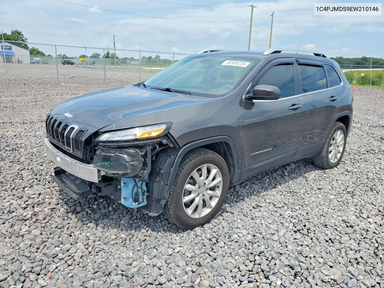 2014 Jeep Cherokee Limited VIN: 1C4PJMDS9EW210146 Lot: 60309226