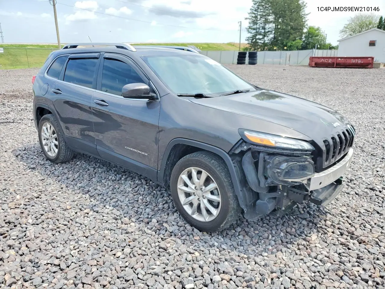 2014 Jeep Cherokee Limited VIN: 1C4PJMDS9EW210146 Lot: 60309226