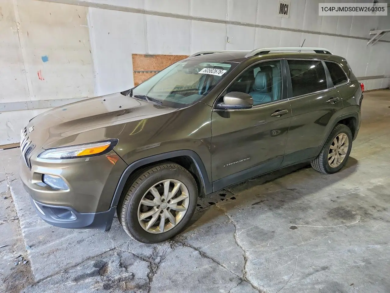 2014 Jeep Cherokee Limited VIN: 1C4PJMDS0EW260305 Lot: 60582676
