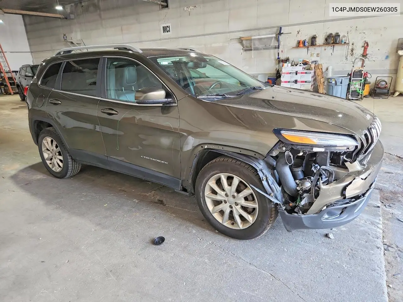 2014 Jeep Cherokee Limited VIN: 1C4PJMDS0EW260305 Lot: 60582676