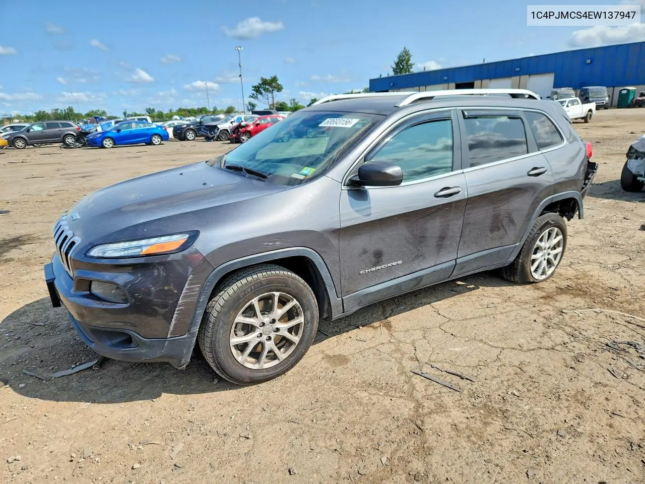 2014 Jeep Cherokee Latitude VIN: 1C4PJMCS4EW137947 Lot: 60693156