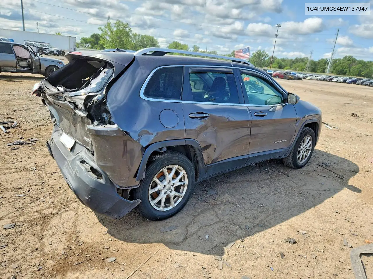 2014 Jeep Cherokee Latitude VIN: 1C4PJMCS4EW137947 Lot: 60693156