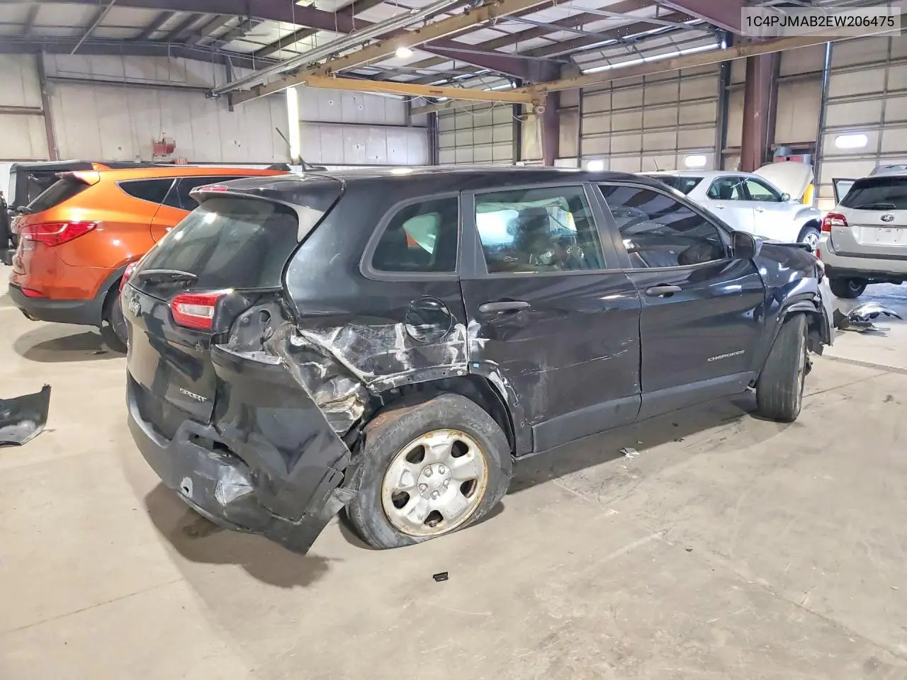 2014 Jeep Cherokee Sport VIN: 1C4PJMAB2EW206475 Lot: 61179036