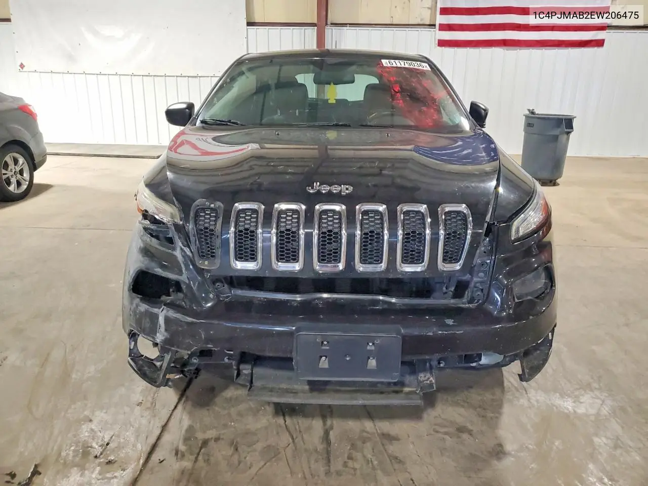 2014 Jeep Cherokee Sport VIN: 1C4PJMAB2EW206475 Lot: 61179036