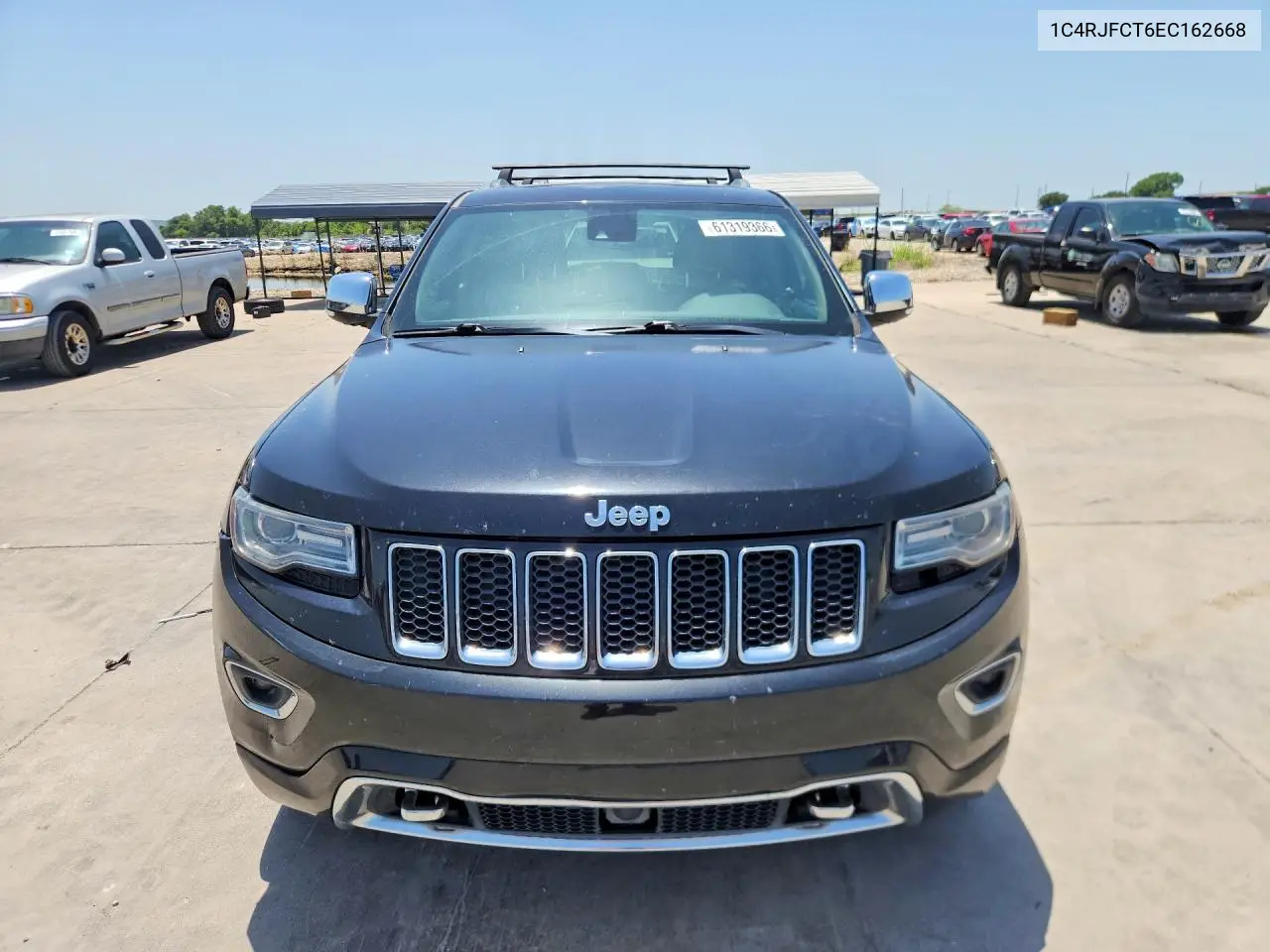 2014 Jeep Grand Cherokee Overland VIN: 1C4RJFCT6EC162668 Lot: 61319366