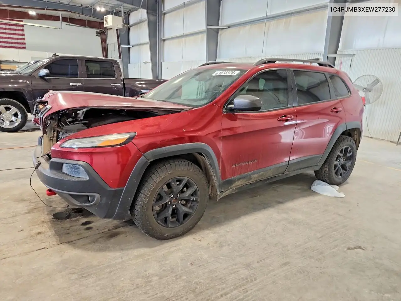 2014 Jeep Cherokee Trailhawk VIN: 1C4PJMBSXEW277230 Lot: 61578876