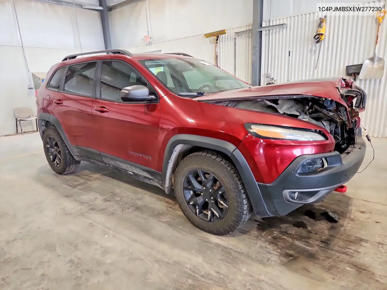 2014 Jeep Cherokee Trailhawk VIN: 1C4PJMBSXEW277230 Lot: 61578876