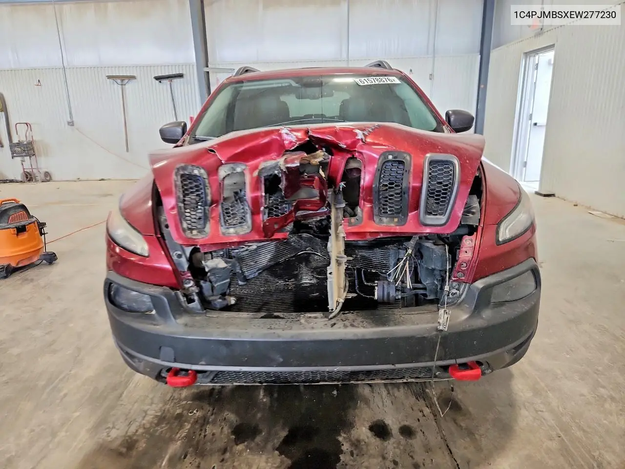 2014 Jeep Cherokee Trailhawk VIN: 1C4PJMBSXEW277230 Lot: 61578876