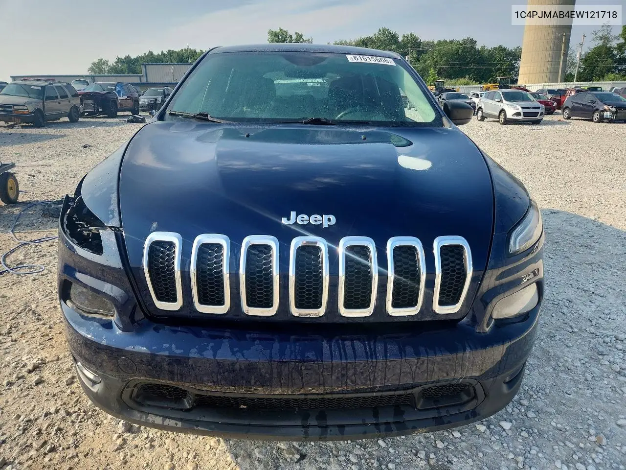 2014 Jeep Cherokee Sport VIN: 1C4PJMAB4EW121718 Lot: 61615666