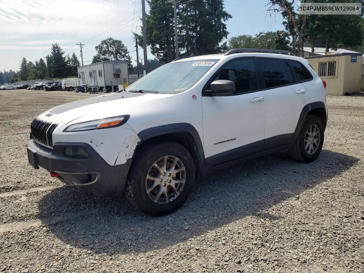 2014 Jeep Cherokee Trailhawk VIN: 1C4PJMBS9EW129084 Lot: 61617916