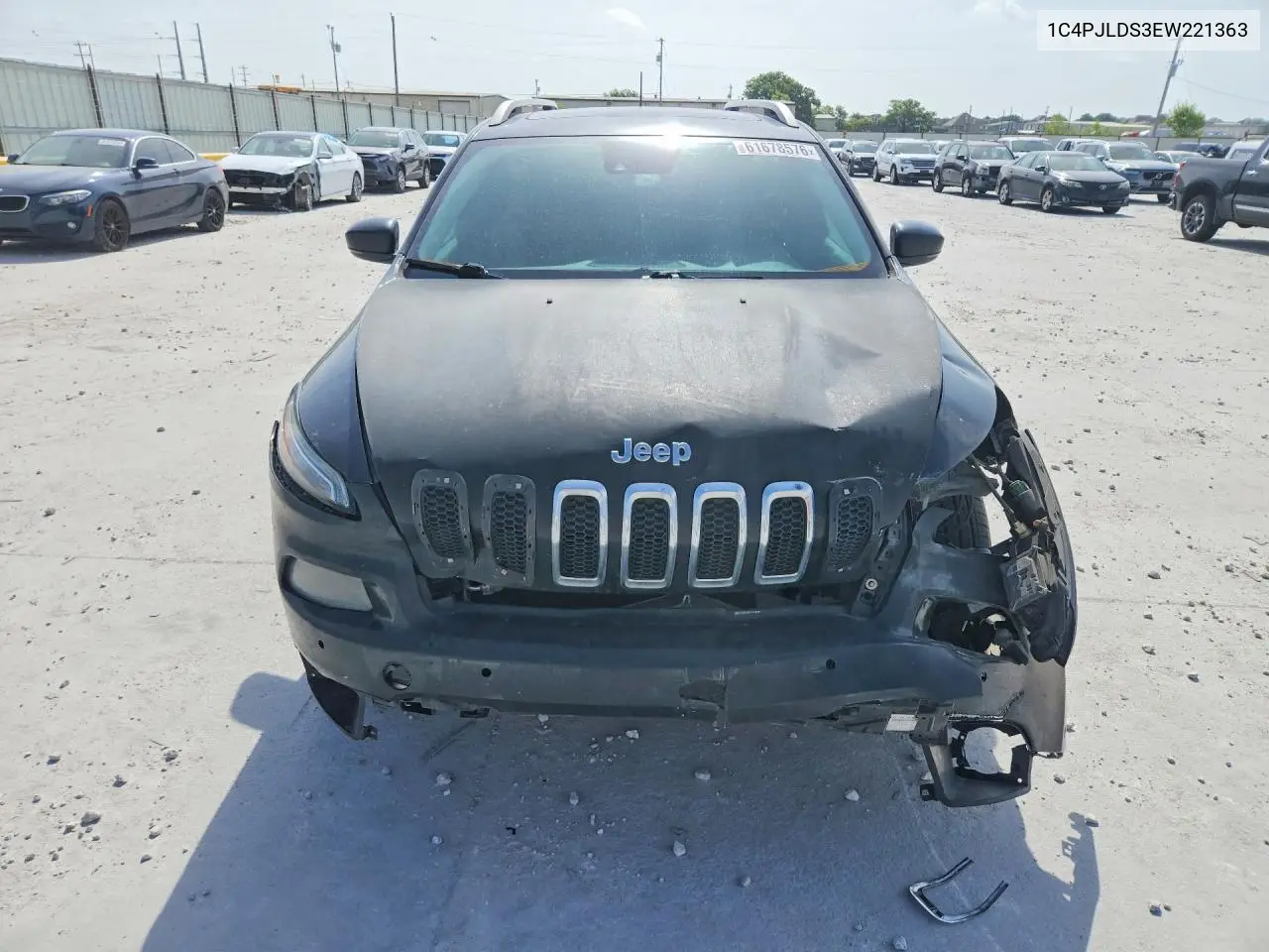 2014 Jeep Cherokee Limited VIN: 1C4PJLDS3EW221363 Lot: 61678576