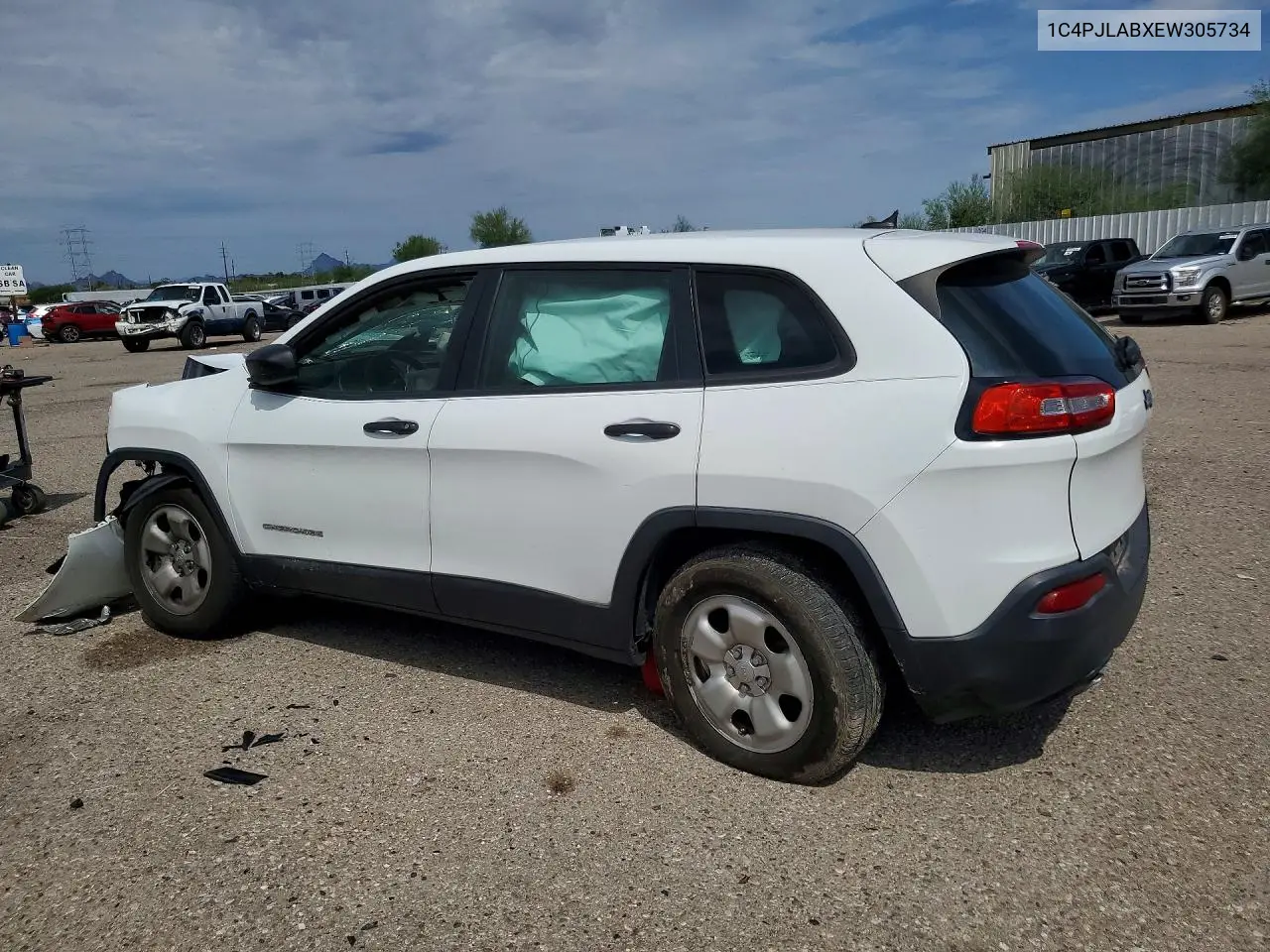 2014 Jeep Cherokee Sport VIN: 1C4PJLABXEW305734 Lot: 61799206