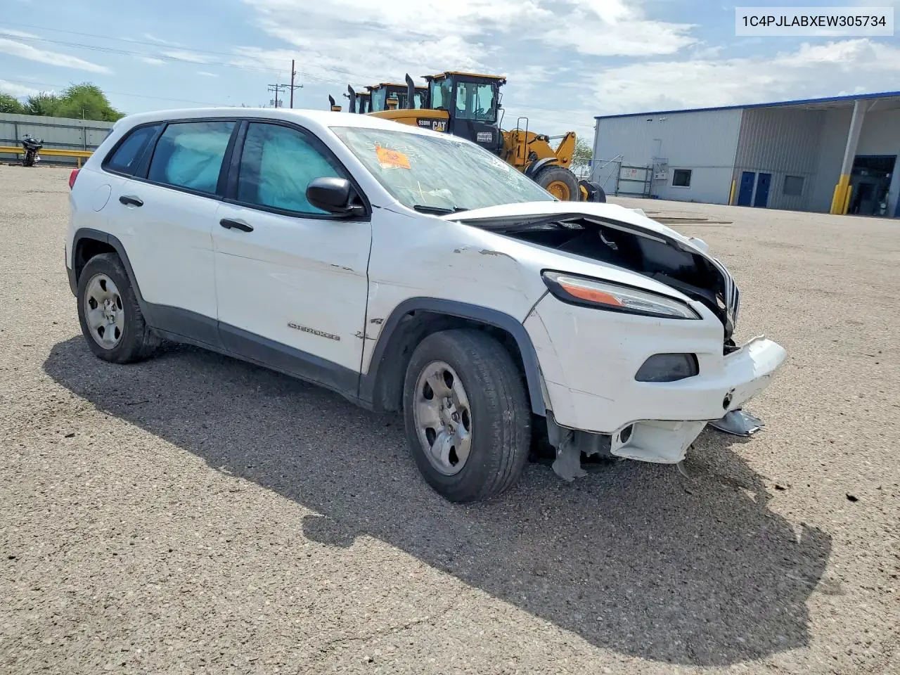 2014 Jeep Cherokee Sport VIN: 1C4PJLABXEW305734 Lot: 61799206
