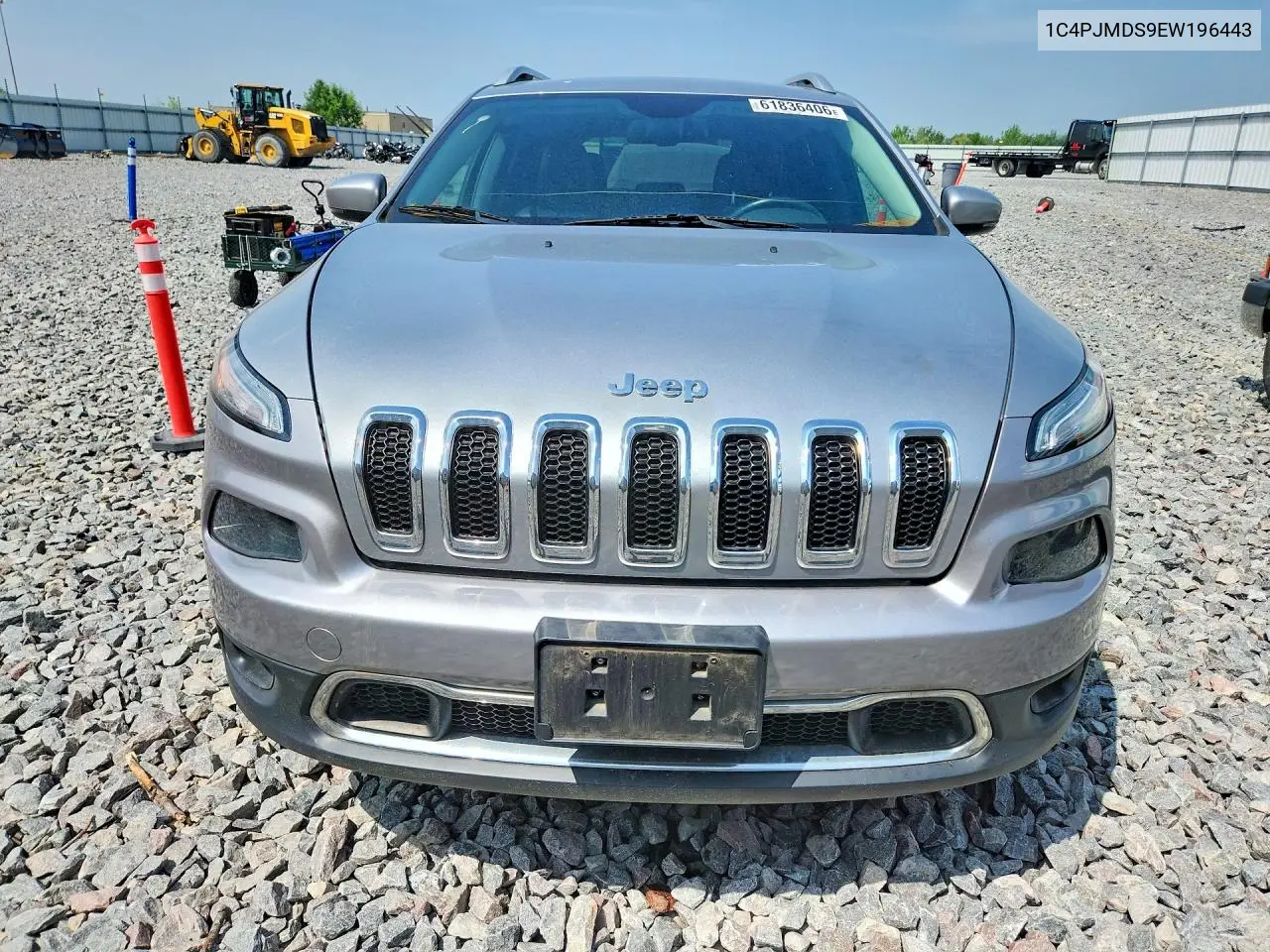 2014 Jeep Cherokee Limited VIN: 1C4PJMDS9EW196443 Lot: 61836406