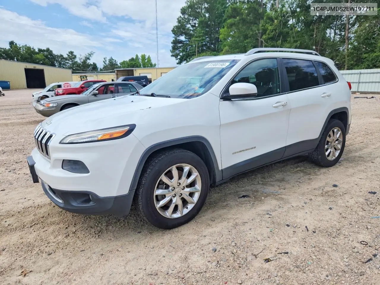 2014 Jeep Cherokee Limited VIN: 1C4PJMDS2EW197711 Lot: 61900196