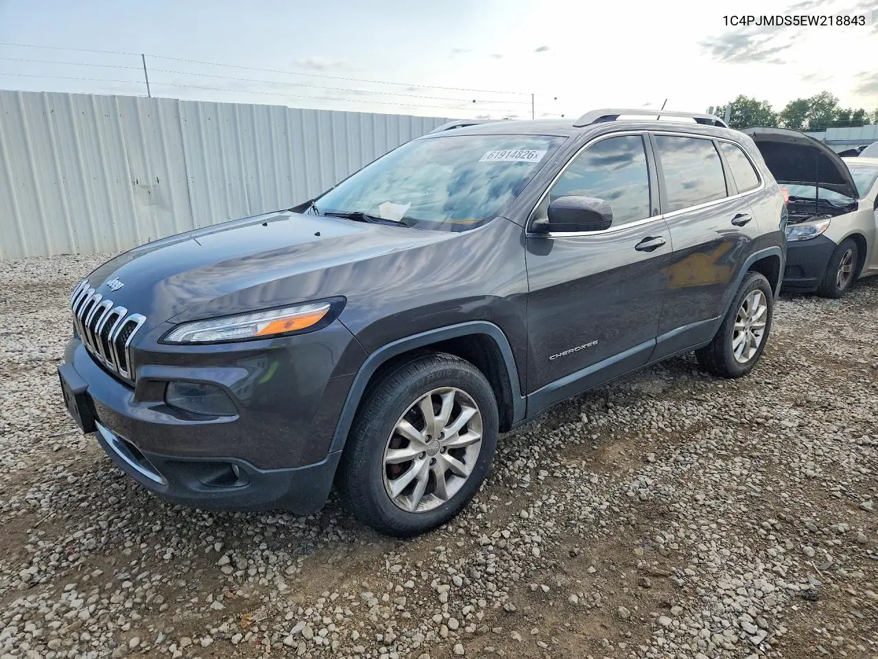 2014 Jeep Cherokee Limited VIN: 1C4PJMDS5EW218843 Lot: 61914826