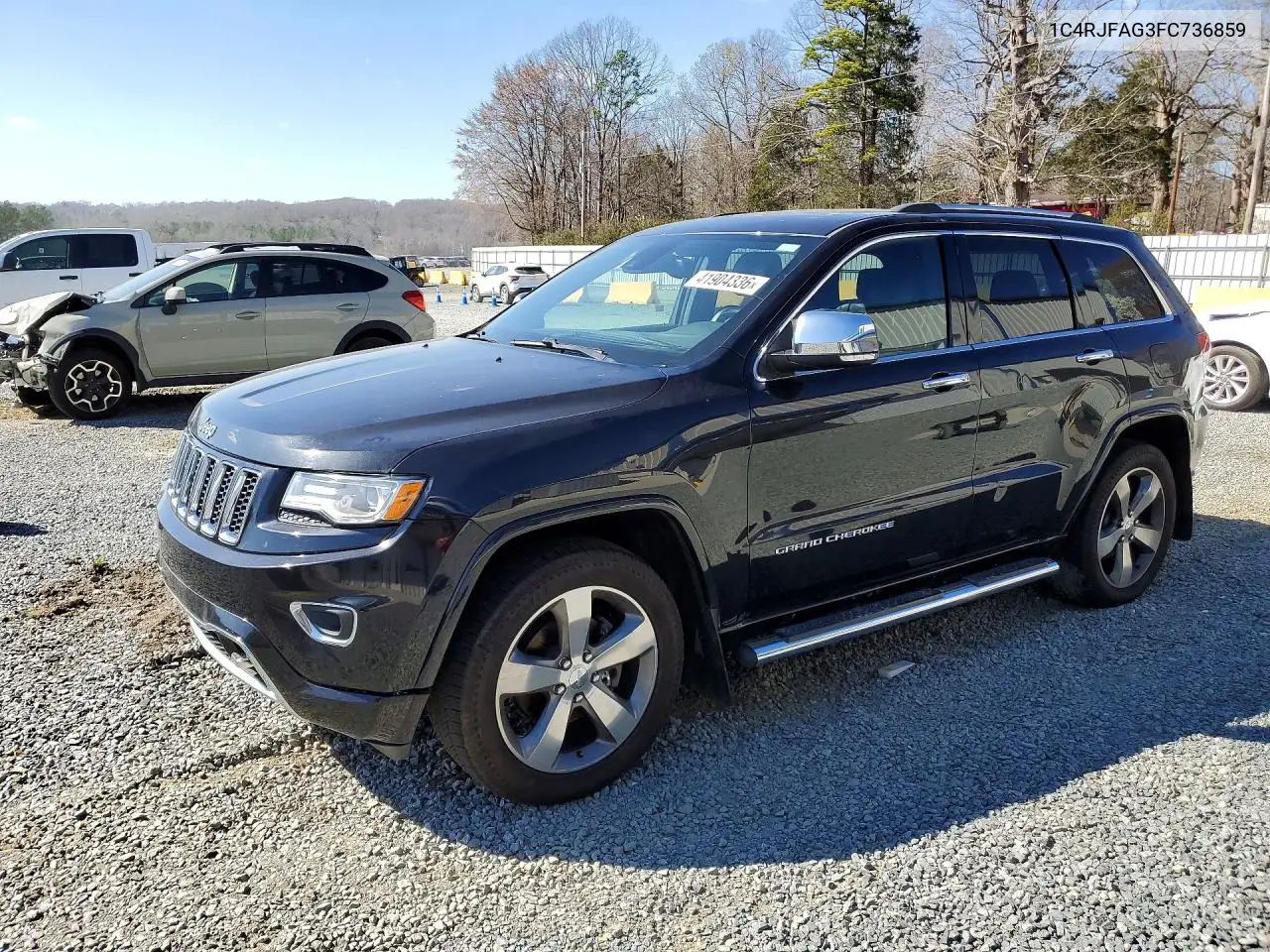 2015 Jeep Grand Cherokee Laredo VIN: 1C4RJFAG3FC736859 Lot: 41904336