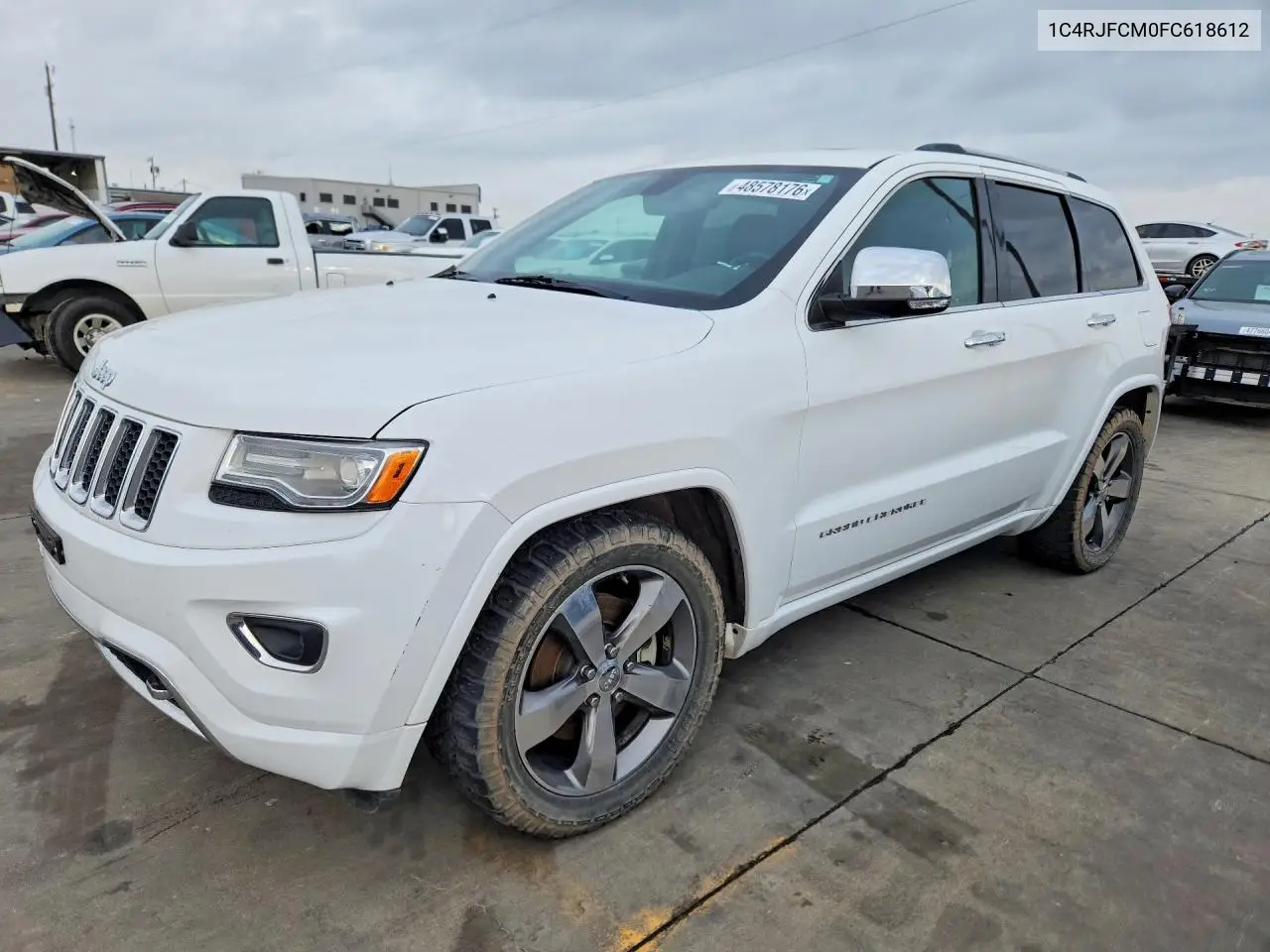1C4RJFCM0FC618612 2015 Jeep Grand Cherokee Overland