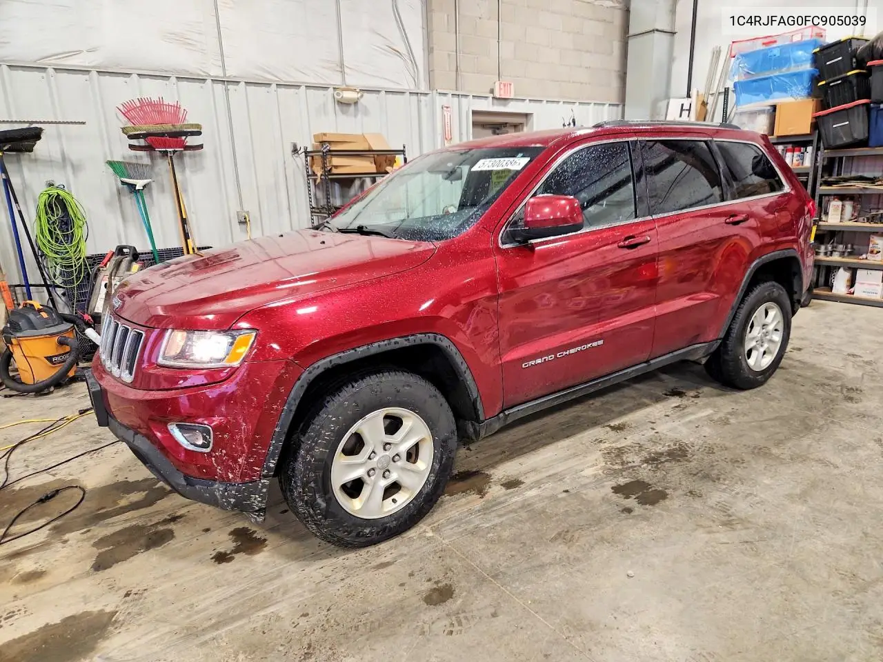 2015 Jeep Grand Cherokee Laredo VIN: 1C4RJFAG0FC905039 Lot: 57300386