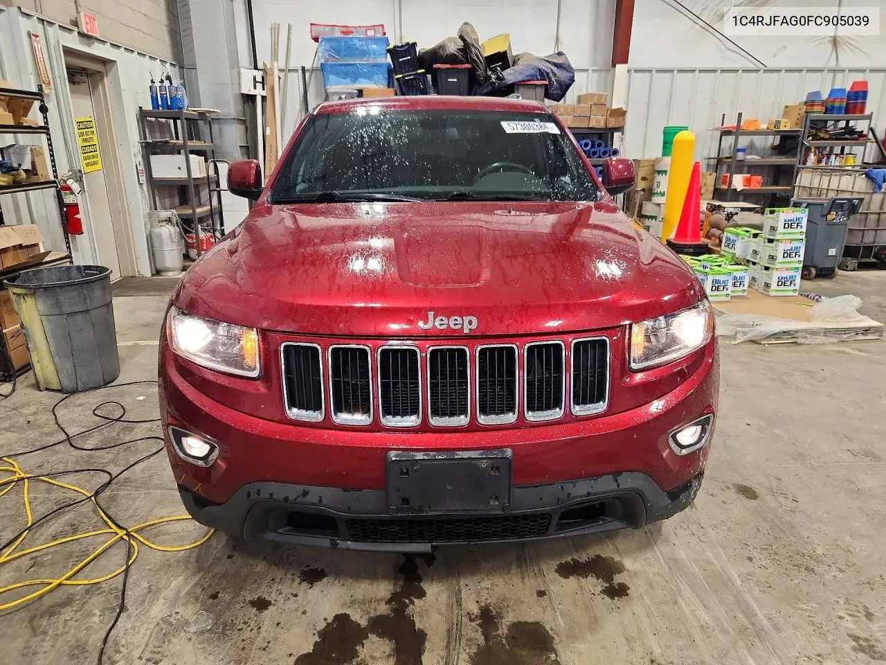 2015 Jeep Grand Cherokee Laredo VIN: 1C4RJFAG0FC905039 Lot: 57300386