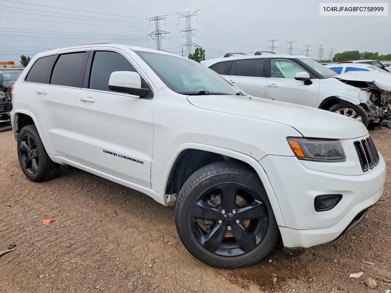 2015 Jeep Grand Cherokee Laredo VIN: 1C4RJFAG8FC758999 Lot: 57604616