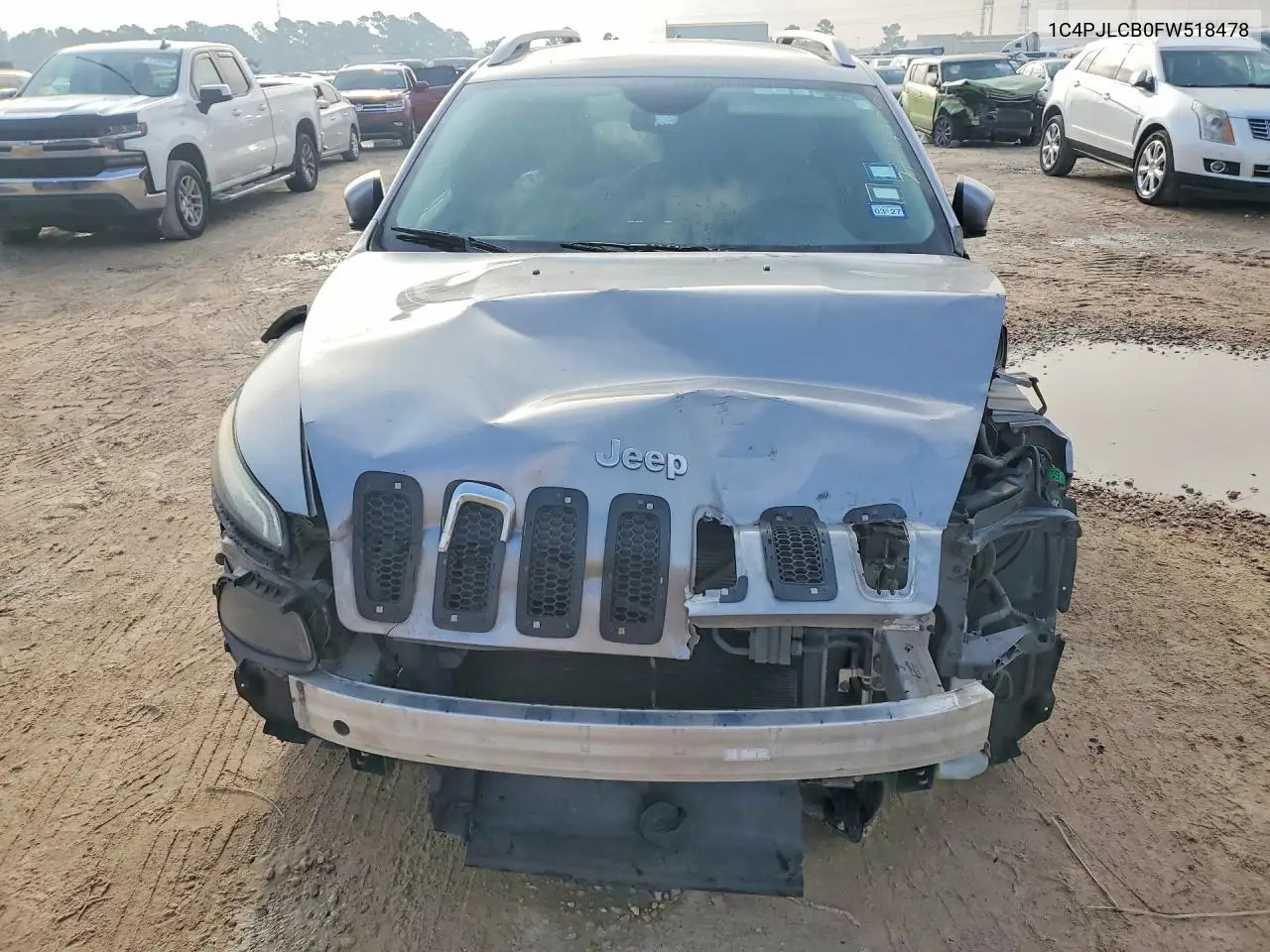 2015 Jeep Cheerokee VIN: 1C4PJLCB0FW518478 Lot: 57668146
