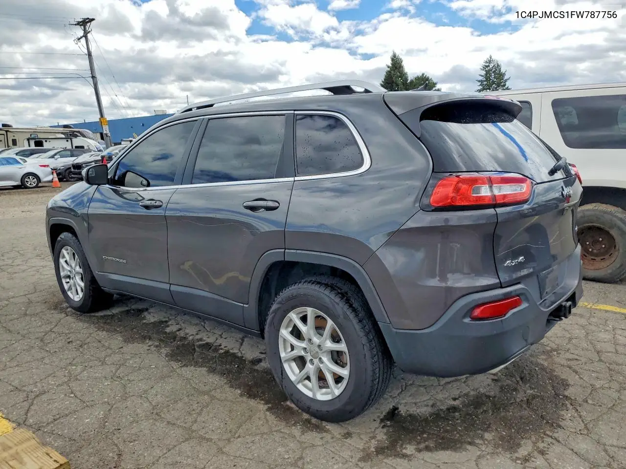 2015 Jeep Cherokee Latitude VIN: 1C4PJMCS1FW787756 Lot: 57860726
