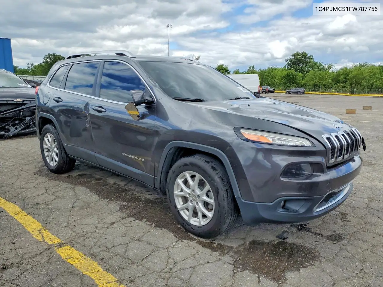 2015 Jeep Cherokee Latitude VIN: 1C4PJMCS1FW787756 Lot: 57860726